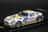 Mercedes Sls Amg Gt3 #22 3Rd Nurburgring 2013 1:43 Modell Spark Model