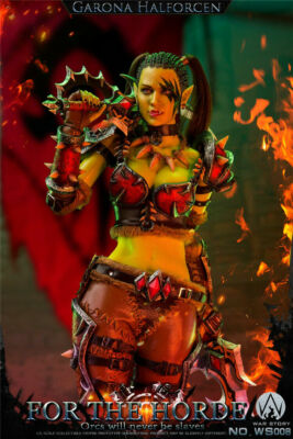 WAR STORY WS008 1/6 Orc Assassin Garona Halforcen Action Figure In