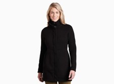Kuhl Women's Highland Long Jacket Black - Brand New W/original Tags