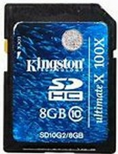 Kingston Technology 8GB SD CARD - SD10G2/8GB