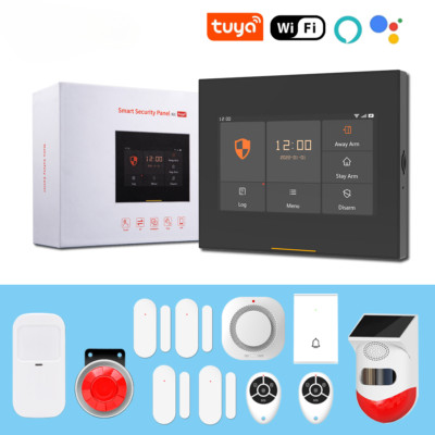 Wifi HD Smart Home Security Alarm System Kit Wireless 433MHz IR Detector Alarm
