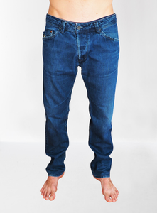 DIESEL Uomo Button Fly Blue Wash 008IL DARRON Jeans taglia W34 L32 | eBay