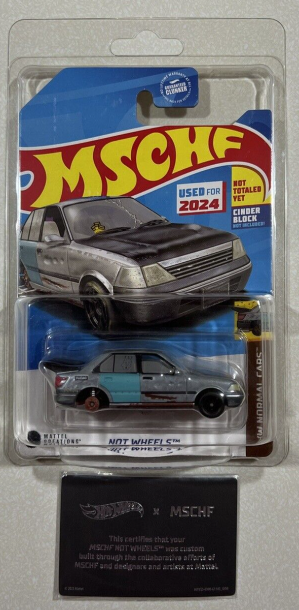 NEW 2024 Mattel Hot Wheels x MSCHF Not Wheels | eBay