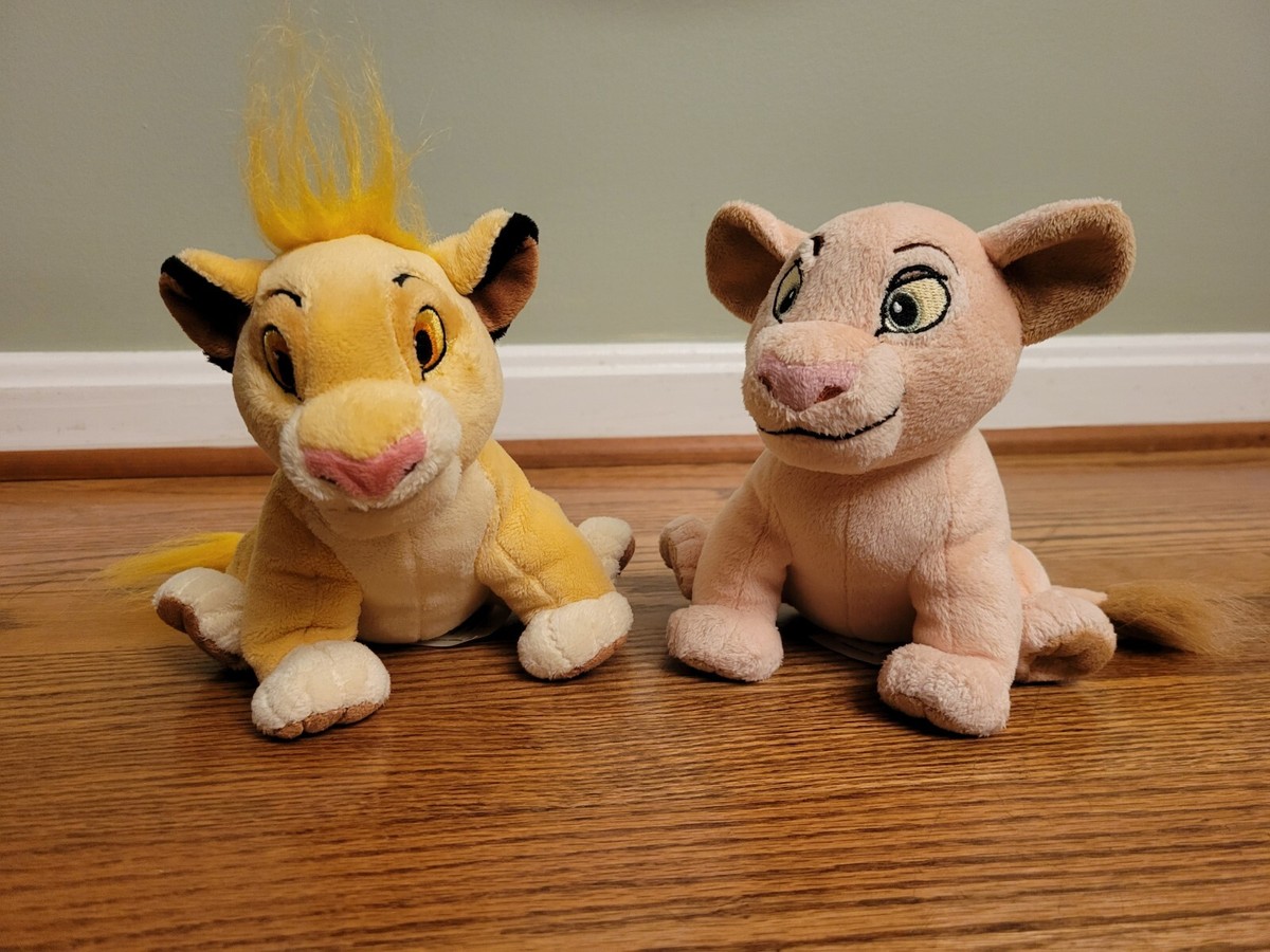 Disney Store The Lion King Simba and Nala Plush 7