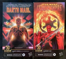 Star Wars Lucasfilm 50th Anniversary Black Series - CARNOR JAX & DARTH MAUL