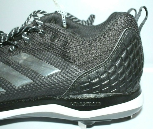 ADIDAS POWER ALLEY 5 BASEBALL CLEATS MEN SHOES SZ 15 BLACK CLEAT - Picture 5 of 7