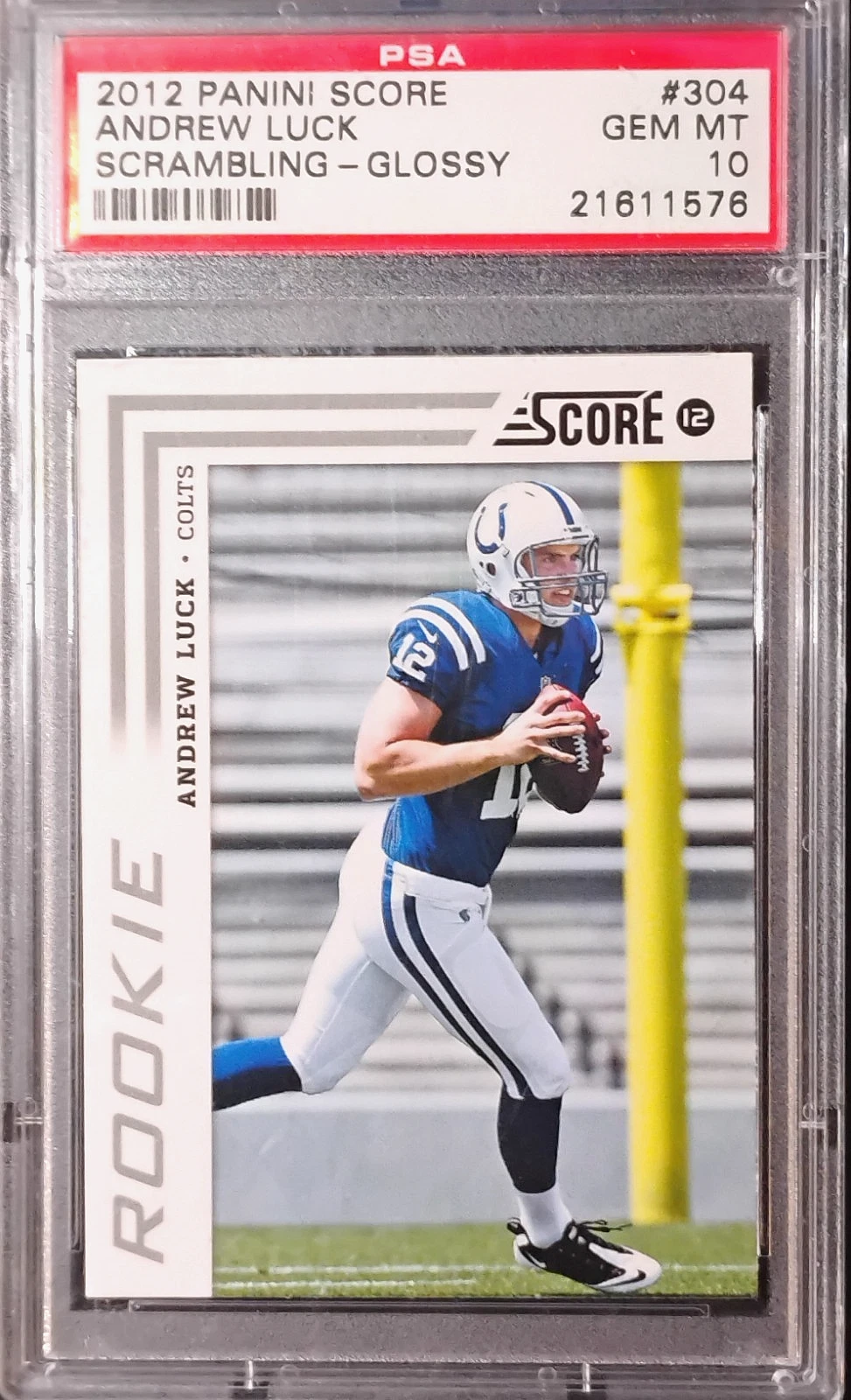 Andrew Luck Panini Score #304 Scrambling-Glossy