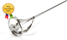 Stainless Steel Food Grade Mixer Drill Attachment  Safe for Bulk Brewing