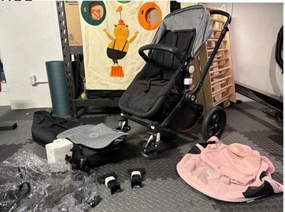 Bugaboo Cameleon 3 Classic Stroller - Grey Melange w/ Accessories. Local Pickup.