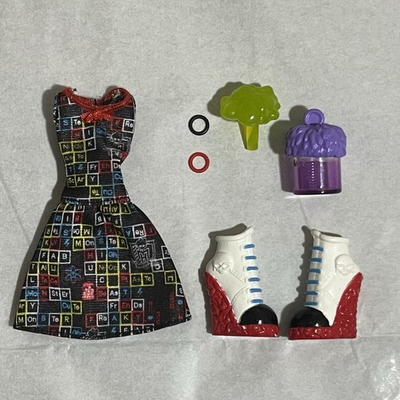 #ad #ad Monster High Ghoulia Yelps Mad Science Shoes Bracelets Dress amp; Extra No Doll $14.00