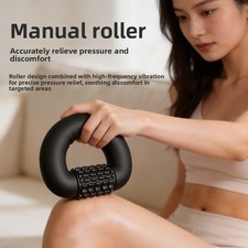 Roller Massager with Percussion Massage Adjustment for Full-Body Relief