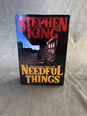 Needful Things Stephen King Hardcover 1991 Rare Horror Vintage