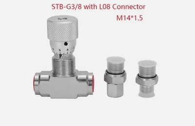 Durchflussregelung bidirektionales hydraulisches Drosselventil STB-G3/8 + L08 Anschluss
