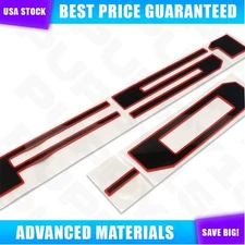 Black Red Raised Decal For F-150 2018-2020 Model Tailgate Insert Letters Emblem