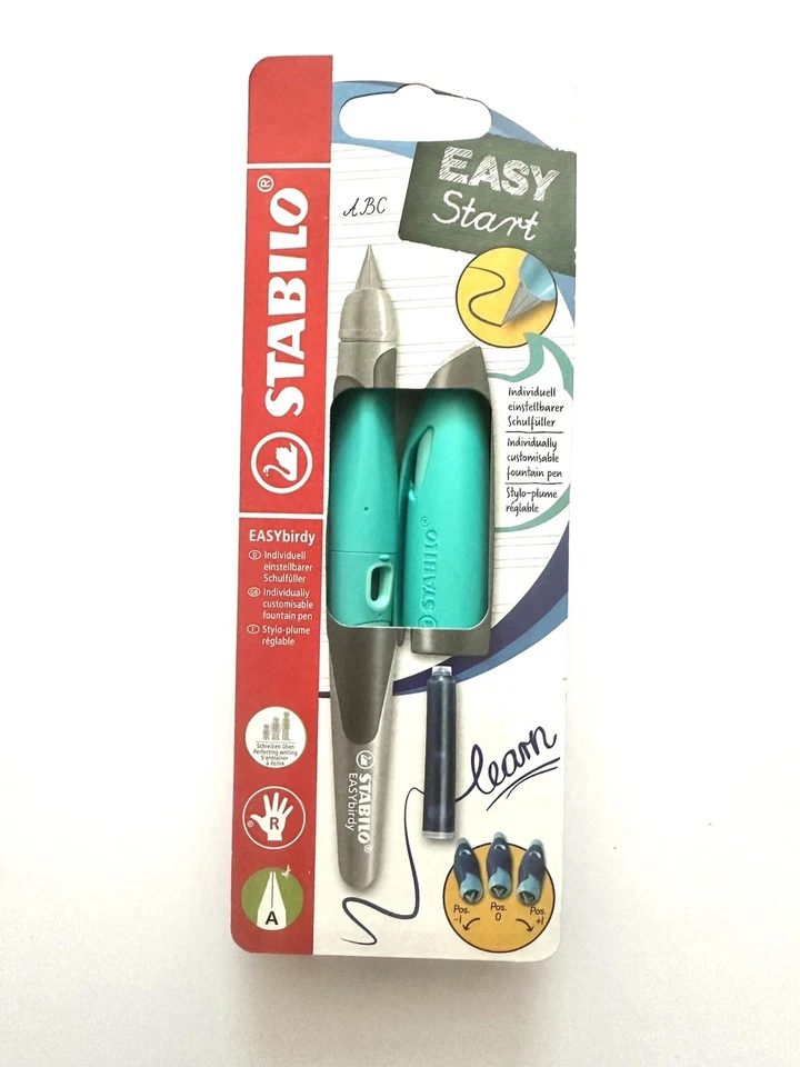 Füller Stabilo EASY Start Ergonomischer Schulfüller Feder A - Rechtshänder Grün - Bild 3 von 4