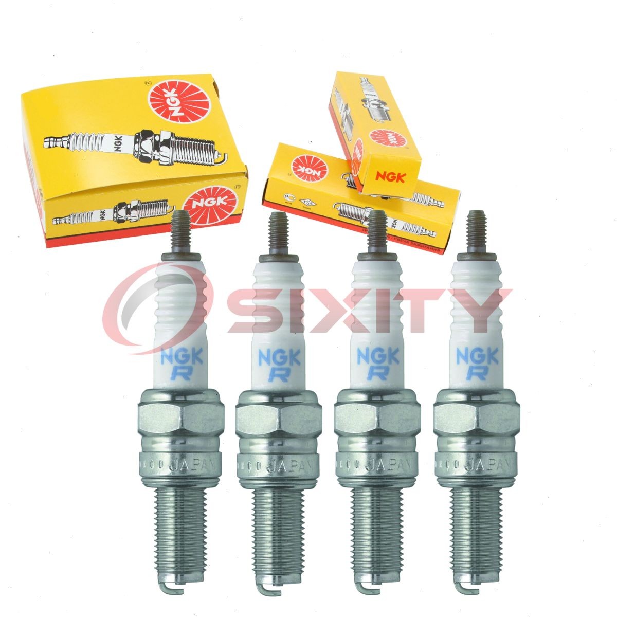 4 pc NGK 1490 CR8E BLYB Standard Spark Plugs for UR2CC UR09CC U24ESR-N RG94C za
