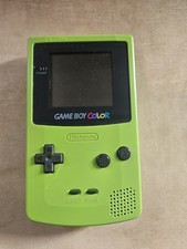 Nintendo Game Boy Color Green Kiwi Lime Gameboy Tested - No Sound