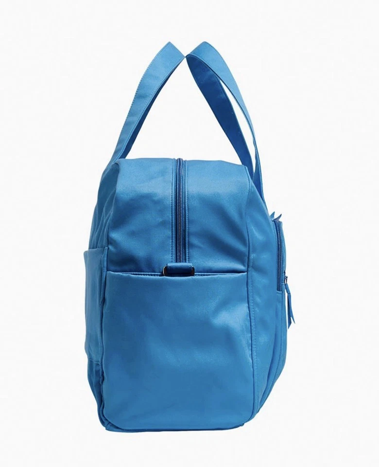 Bolsa de viaje Vera Bradley Weekender lona y correa en azul Aster nueva con etiquetas Foto 2 de 4