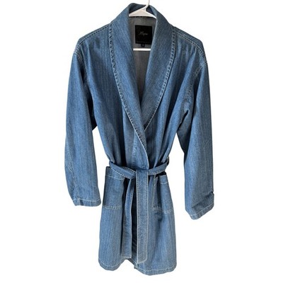 Magine Denim Duster w/ Belt, Size 48, EUC (women's L)