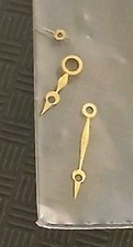 #249, Gruen 705. Set Of Gold Moon Point Watch Hands 9mm. Minute Hand