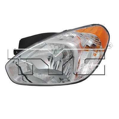 Headlight Lamp for 06-11 Hyundai Accent Sedan/ 08-11 Hatchback Right Passenger