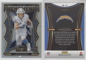 2024 Panini Select Phenomenon Silver Prizm Ladd McConkey #13 Rookie RC