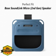 Geiomoo Silicone Case Bose SoundLink Micro Speaker Blue