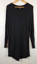 Athleta Balance Dress Blend Tencel Long Sleeve Sweatshirt W/ Pockets Size-Large