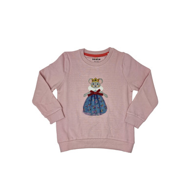 Boden Mädchen Pullover Pulli Maus rosa Applikation 1-10 Jahre NEU