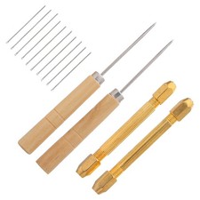 1 Set Doll Hair Rooting Needles: DIY Doll Hair Rerooting Tools with Wooden