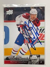 Montreal Canadiens JAROSLAV SPACEK Signed Card