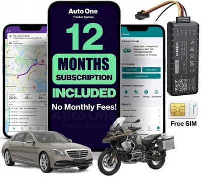 4G E-Bike Motorrad-Motorrad-GPS Tracker Mobiles System +EIN JAHR GRATIS Tracking