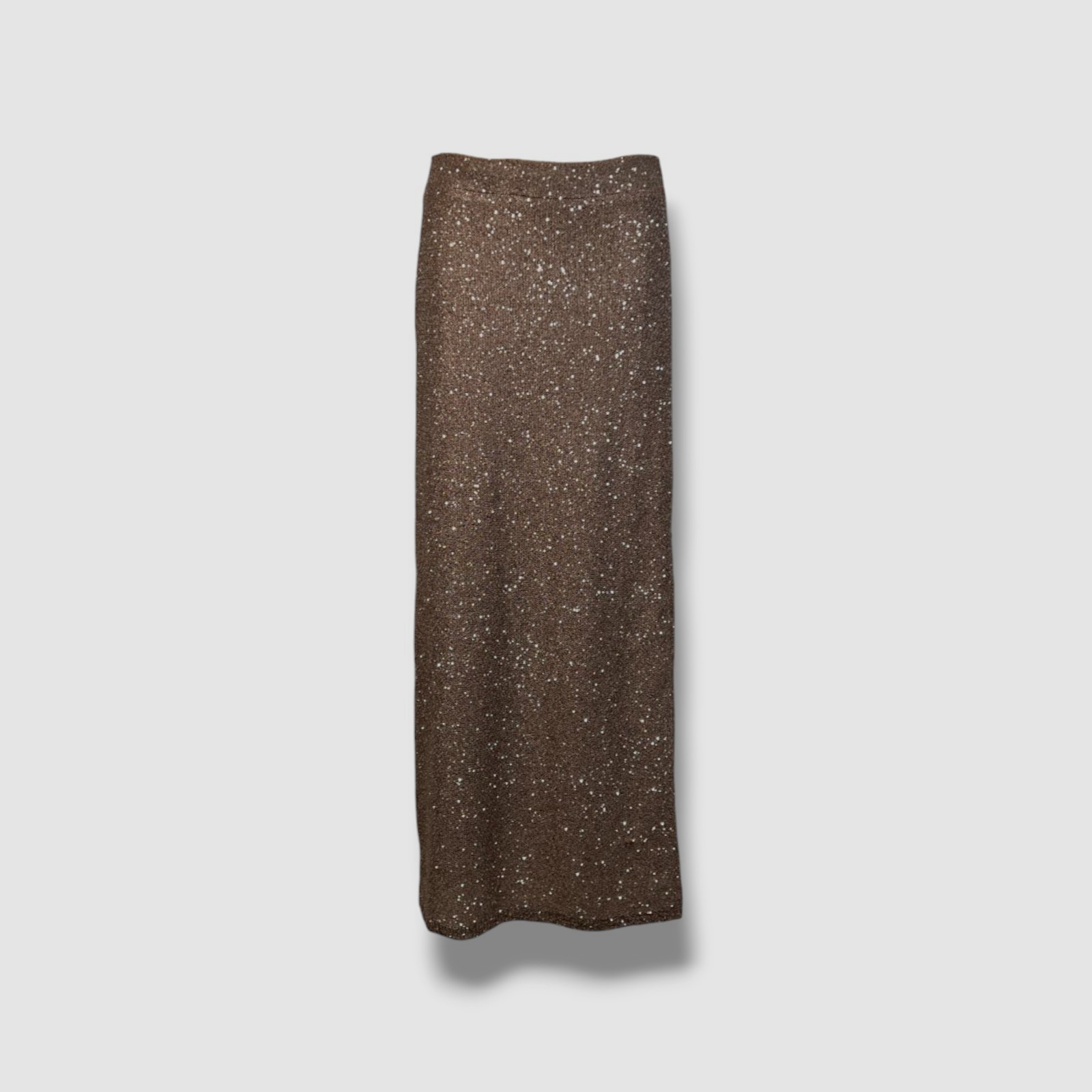 A.L.C. Women's Pink Sparkly-Knit High-Rise Elastic-Waist Dana Skirt Size S