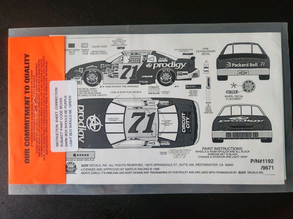 Dave’s Decal HO Scale Waterslide Decal Set – Vintage Motorcycle Signage & Advertisements (Model #4002)