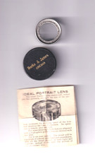 Antique Burke  James 1 Ideal Portrait Lens in original case wow