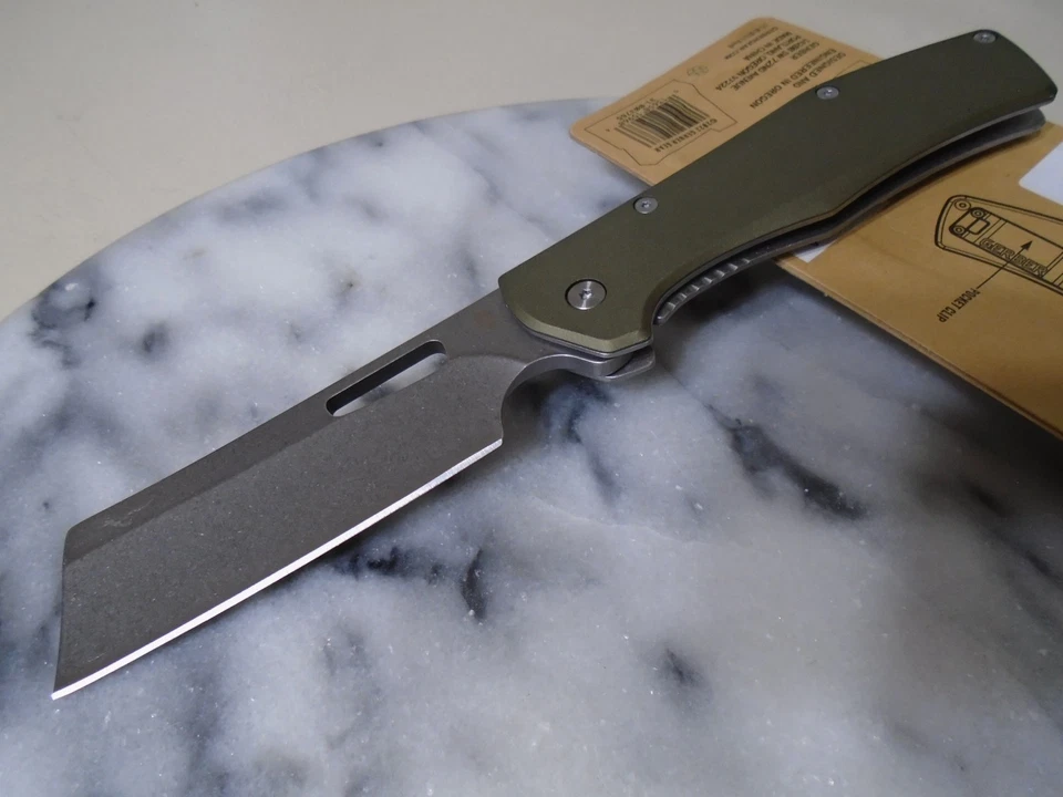 Gerber Flatiron Cleaver карманный нож папка 7Cr17MoV 31003765 Nordic зеленый новый - Изображение 4 из 4