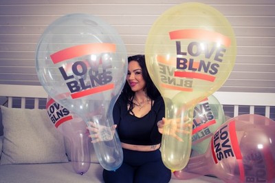 10 x Belbal 17'' Luftballon LOVE BLNS * CRYSTAL SOAP COLORS (B150)