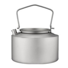 Kompakter 980 ml Ti Wasserkocher mit einfach klappbarem Griff für Reisen und Ou – Bild 5
