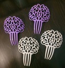 set of 4 Spanish Flamenco Hair Combs peinetas From SPAIN New — photo 1