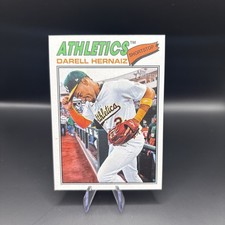2026 Topps Heritage #66 - Darell Hernaiz - SHORT PRINT - Athletics