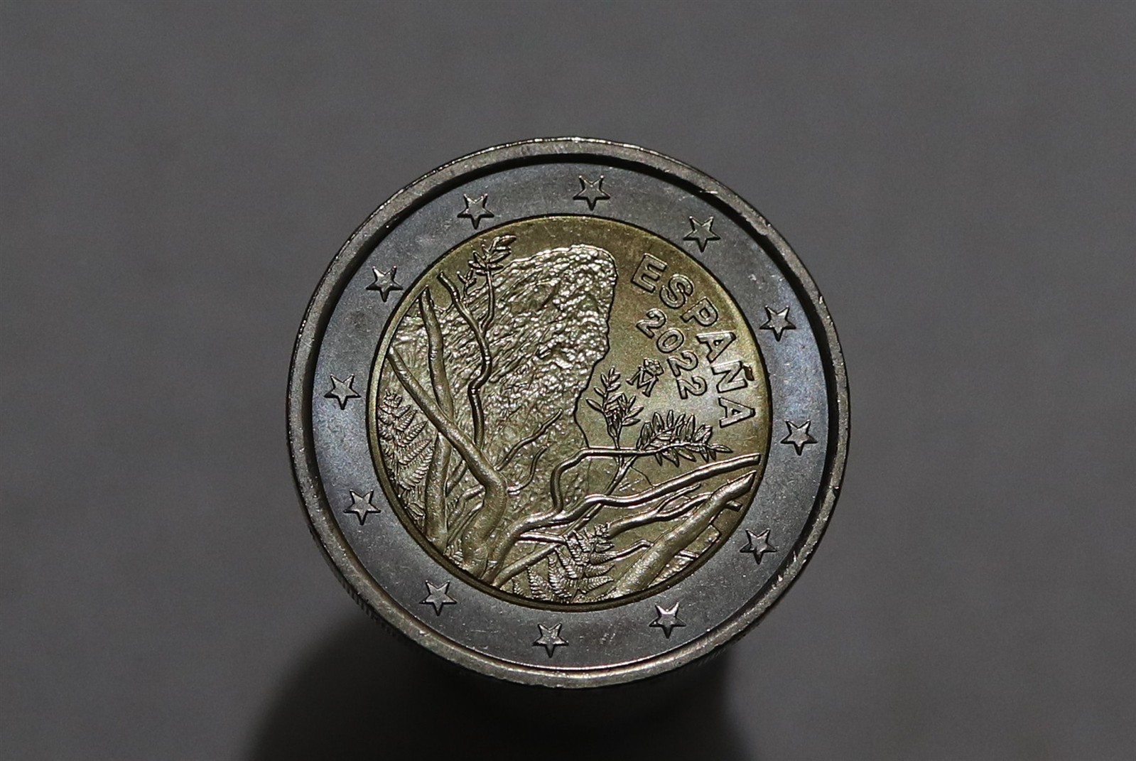 🧭 🇪🇸 ESPAGNE 2 EURO 2022 Parc National de Garajonay BIMÉTAL UNC B96...
