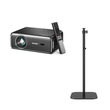 Aurzen EAZZE D1 Pro Smart Projector with 360° rotatable 15.75"-47.24" Heigh