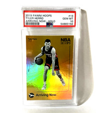2019-20 Tyler Herro #13 - Panini NBA Hoops - PSA 10 - Arriving Now Holo (RC) 