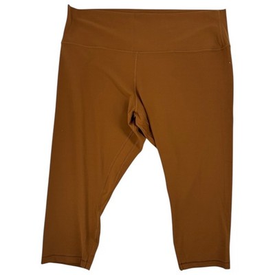 Lululemon Align High Rise Capri Leggings Brown Size 20 24'' Inseam Buttery Soft