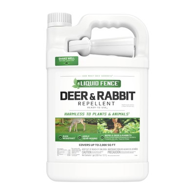 #ad Liquid Fence Deer amp; Rabbit Repellent Ready to Use 1 Gallon $31.59