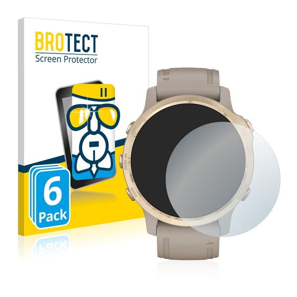 6X Panzerfolie Schutzglas FüR Garmin Fenix 6S Pro Solar Displayschutz-image