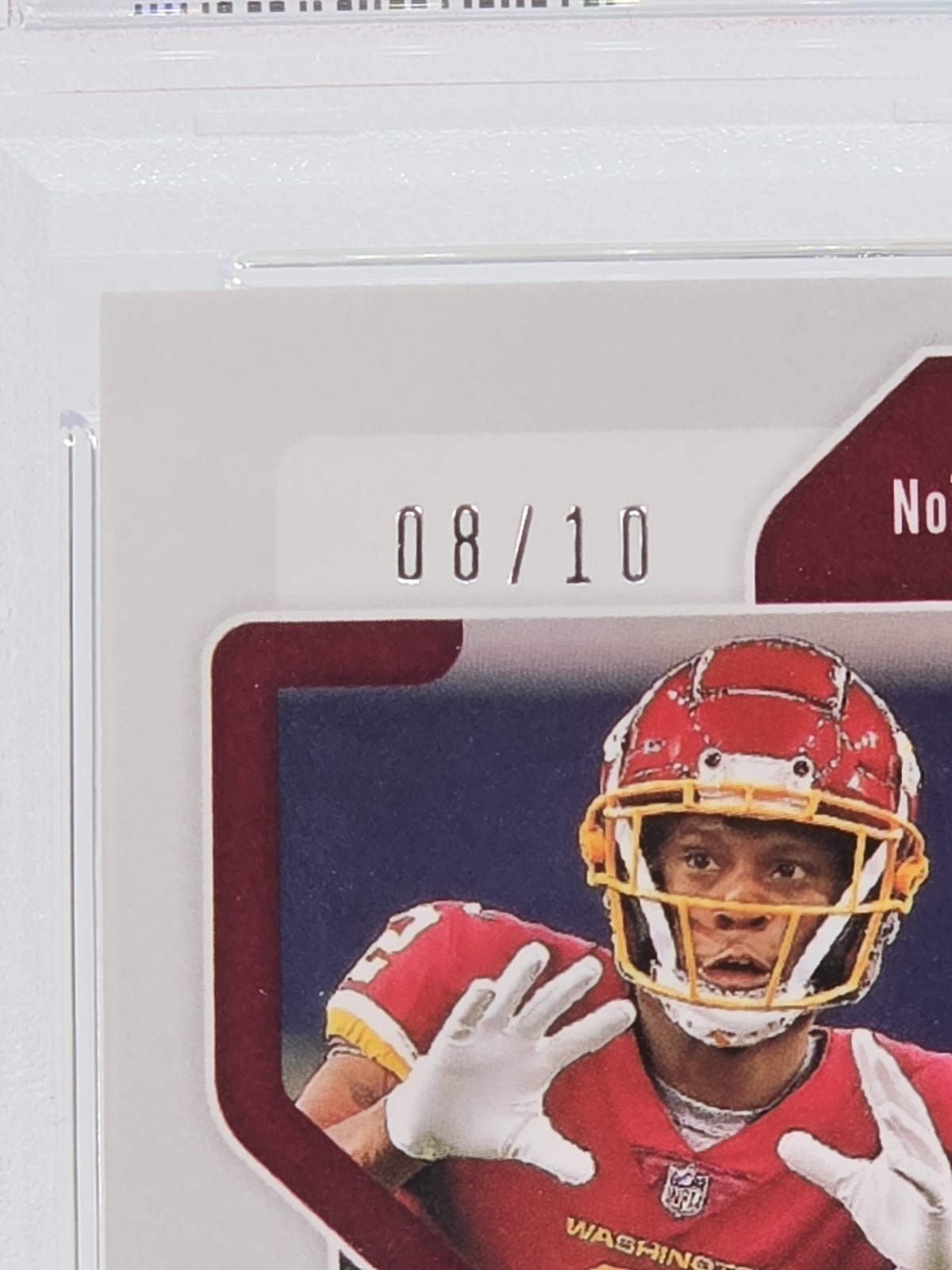 Psa 10 ~ 2021-22 Prizm Dyami Brown GOLD PRIZM AUTO /10 RC Rookie Commanders view 2