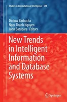 New Trends In Intelligent Information And Database Systems Dariusz Barbucha
