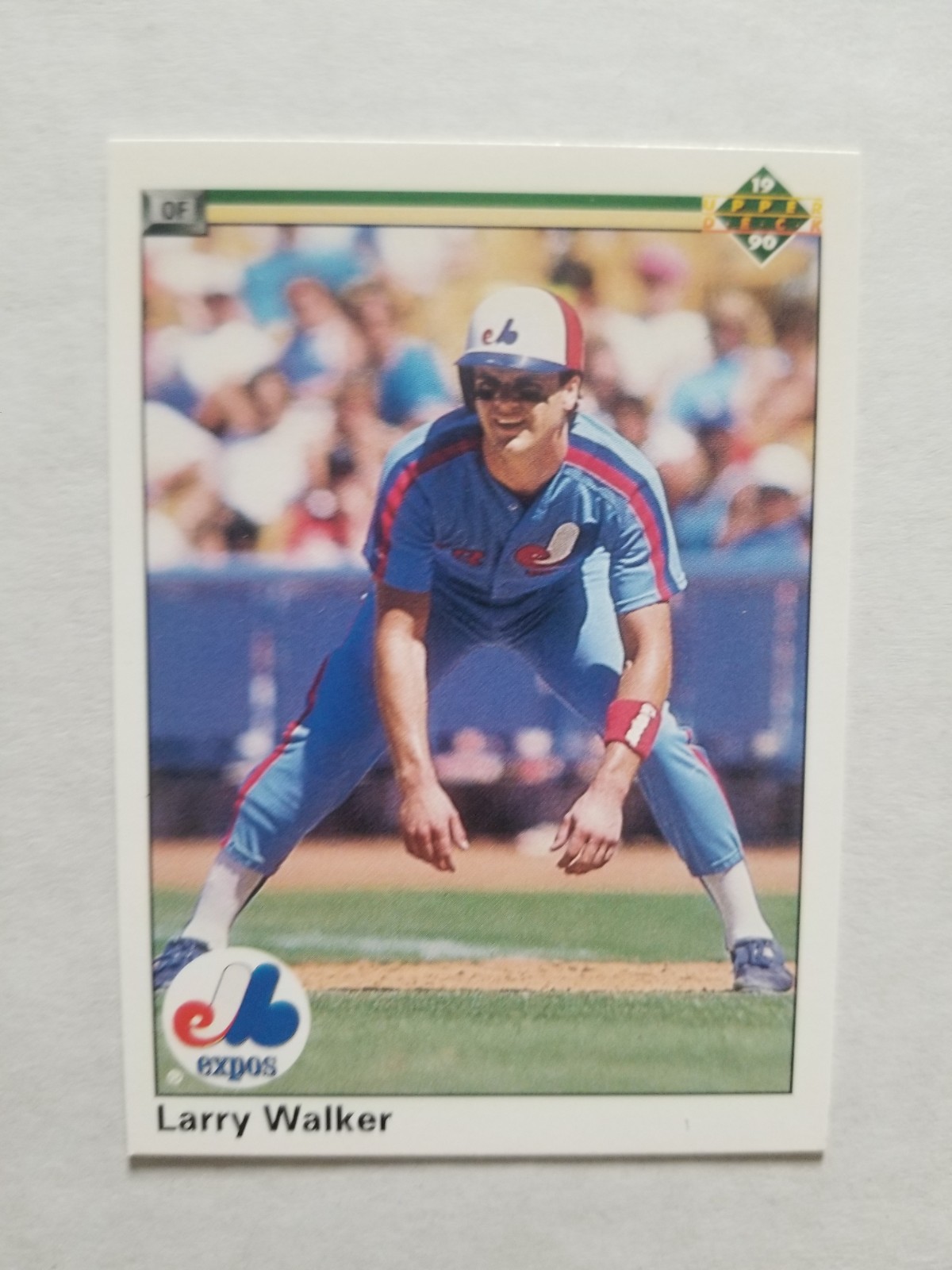 1990 Upper Deck #466 Larry Walker Rookie