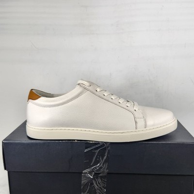 9.5 E MEN - Allen Edmonds Courtside - White LEATHER - 3580